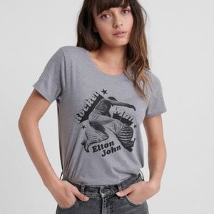 Lucky brand grey Elton John top